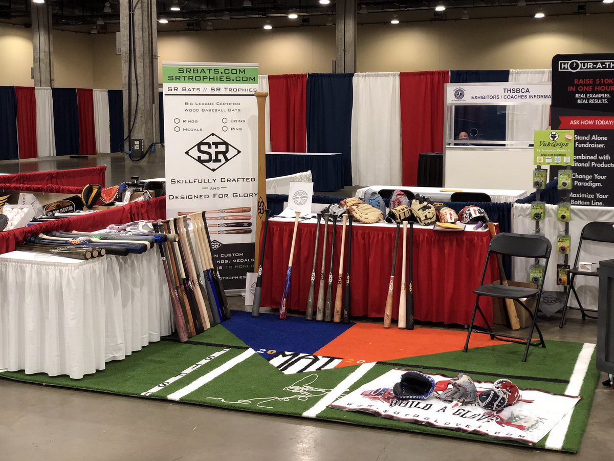 SRBatsTX's tweet photo. Come check us out at the Texas High School Baseball Coaches Association convention at the Gaylord in Grapevine!
Weโll be here all day today and tomorrow!
#srbats #designedforglory https://t.co/JCZfvpRtkK