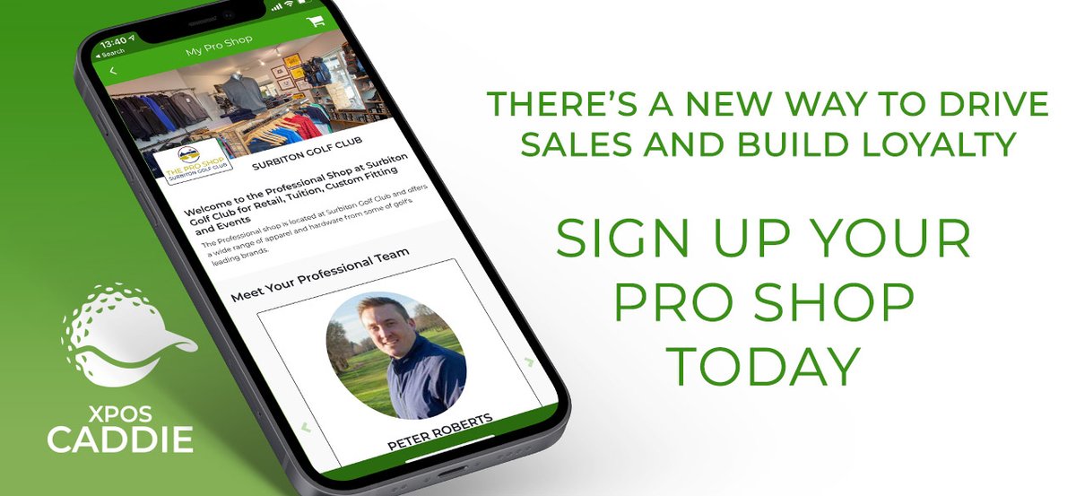 XposSolutions's tweet photo. "XPOS Caddie App is going to be a great addition to my business. I think it could be a real gamechanger in ensuring member loyalty". The app for people who love their pro shop πhttps://t.co/Dps9InmRsn #CustomerService #reserveandcollect #XPOScaddie https://t.co/jFaJa8yljk