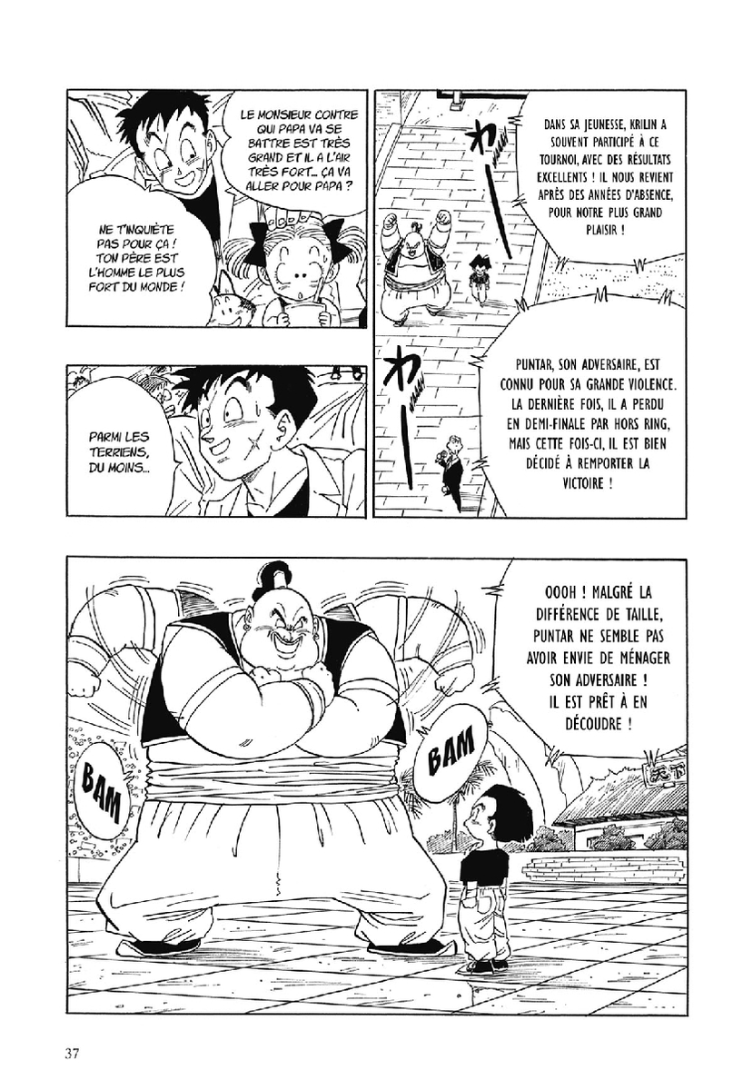 Ces gestes fera de Krilin un homme accompli plus tard marié, père et heureux, l'homme le plus fort d'après Yamcha (derrière Ten en réalité)