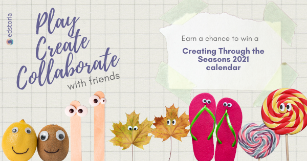 edstoria's tweet photo. Join the edstoria Educators' CREATIVITY Lounge on Facebook and you and a friend can earn a chance to win an edstoria 2021 Creating Through the Seasons calendar. Full details can be found by visiting https://t.co/bYMNfRb7mg or joining our community at https://t.co/XGr3D8Jam9 https://t.co/jXOkq9UAKu