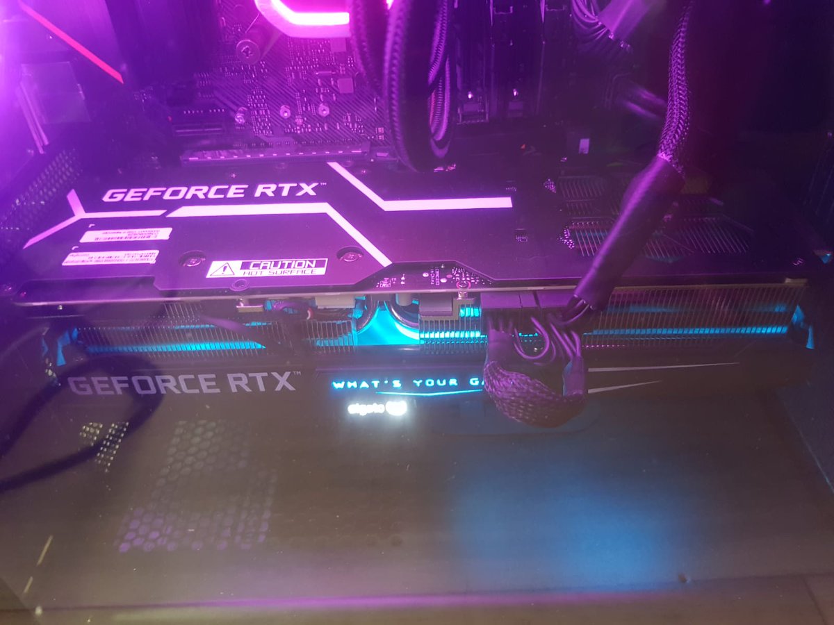 Maghla (@maghla) on Twitter photo CONCOURS
On vous fait gagner la toute dernière carte graphique KFA2 GeForce® RTX™ 3080 SG pour pouvoir jouer à Cyberpunk 2077 avec #RTXon !
Voici les pôtites étapes :
✅ RT ce tweet
✅ Follow :
▪ @Maghla_
▪ <a href="/NVIDIAGeForceFR/">NVIDIA GeForce FR</a>
▪ <a href="/kfa2gaming/">KFA2 Offical</a>
🗺 FR + BE
🏁TAS : 22/01 CONCOURS
On vous fait gagner la toute dernière carte graphique KFA2 GeForce® RTX™ 3080 SG pour pouvoir jouer à Cyberpunk 2077 avec #RTXon !
Voici les pôtites étapes :
✅ RT ce tweet
✅ Follow :
▪ @Maghla_
▪ <a href="/NVIDIAGeForceFR/">NVIDIA GeForce FR</a>
▪ <a href="/kfa2gaming/">KFA2 Offical</a>
🗺 FR + BE
🏁TAS : 22/01