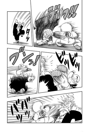 Après avoir repris confiance en lui, Krilin affronte en demi finale son maître et lui donne du fil à retordre en maîtrisant sa puissance.Rendez vous compte, Krilin, 13 ans, simple humain, arrive à match don maître de 8 mois pluricentenaire. Malgré sa défaite, c'est fort.