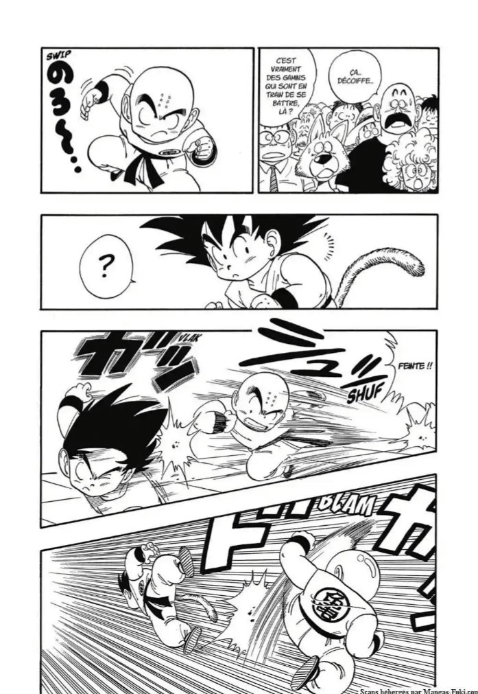 Au 22e Tenkaichi Budokai Krilin renforce ses capacités d'artiste martial et devient plus tenace et malin en battant Chaozu intelligemment.Il rencontre enfin Goku, qu'il interdit de se retenir. Il veut un VRAI combat. Même en perdant sa performance sera remarquable!