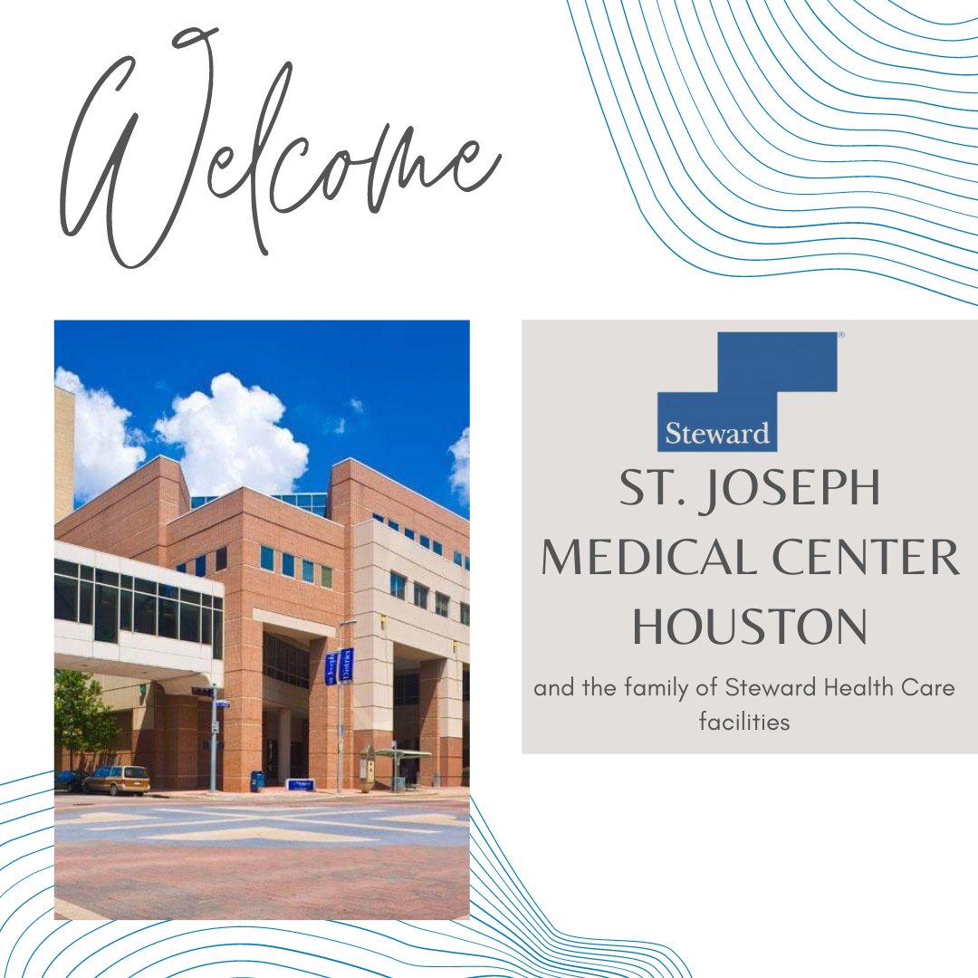 Repscrubs's tweet photo. RepScrubs would like to welcome St. Joseph Medical Center Houston. We are excited to be working with you and the family of Steward Health Care facilities. Welcome to the family! 

#RepScrubs #StewardHealth #StJoseph #patientsafety #vendormanagement #healthcare #ppe https://t.co/jRpAGTN5pw