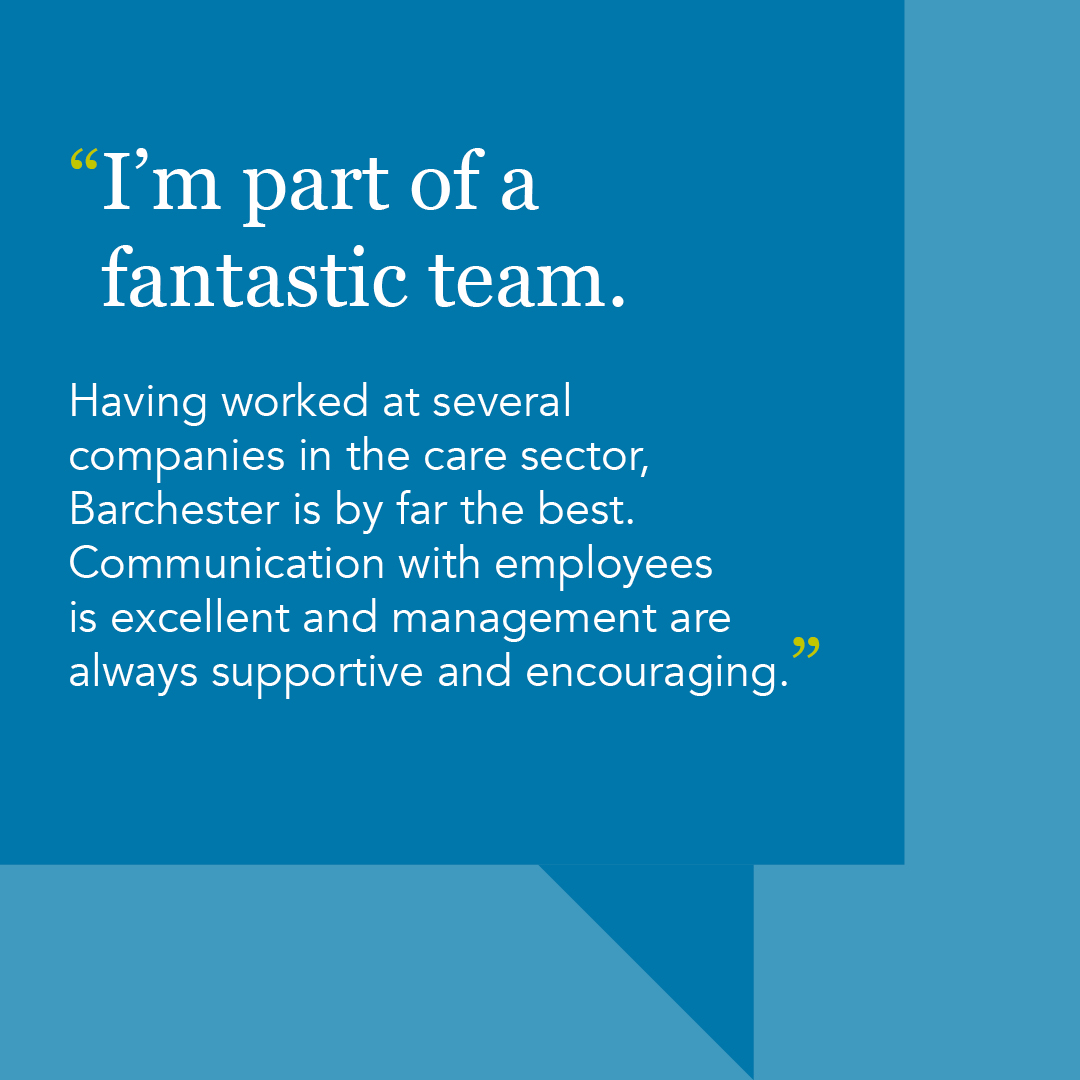 Support, encouragement and communication. Just three of the things you can expect as a valued member of the Barchester team 💕 Join the Barchester family today 👇 #JobsInCare #NursingJobs #JobOpportunities jobs.barchester.com