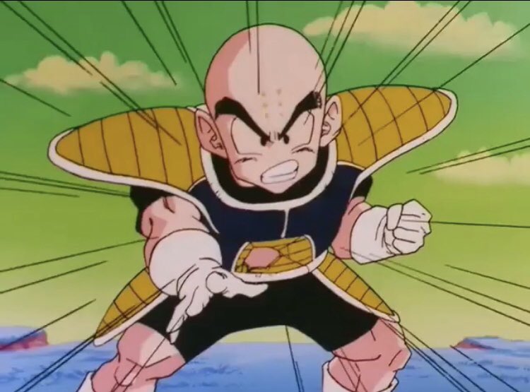 De plus Krilin reste vraiment humble et empathique, si bien qu'il a du mal à blesser même Vegeta, qui a tué ses amis.Son courage force le respect, il attaque Freezer plusieurs fois et le blesse, ce même Freezer qui a traumatisé le prince des saiyans !