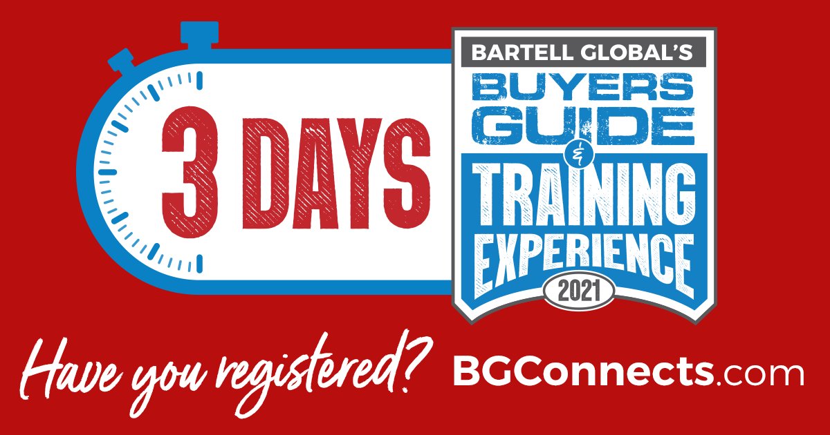 Just 3 MORE DAYS and our Buyers Guide and Training Experience goes live. Register now - or during the event dates. Go to hubs.ly/H0DQr8p0 to sign up.
#BartellGlobal #NotJustAnotherVirtualTradeshow #ConstructionChoseMe