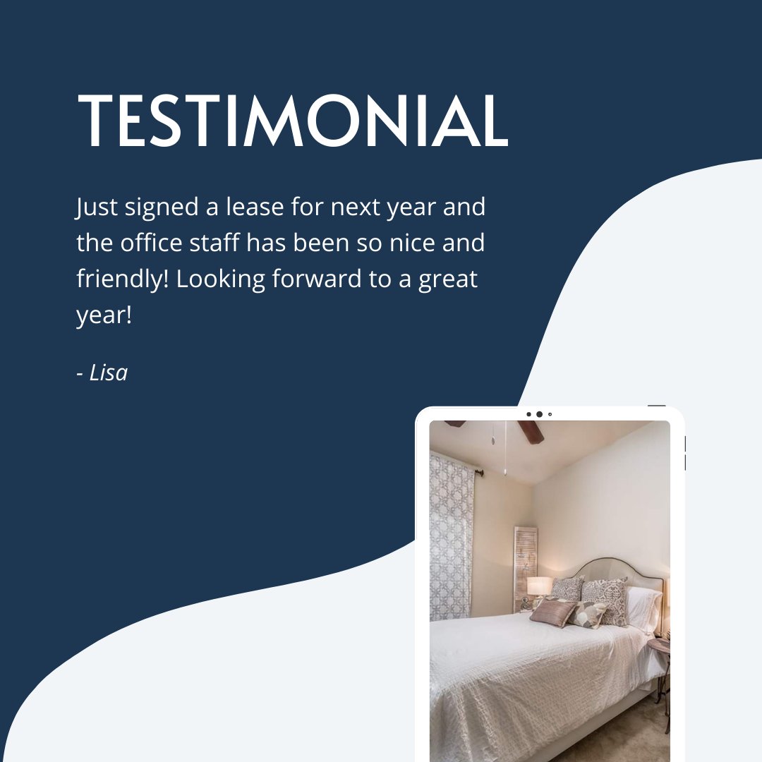 Two21Armstrong's tweet image. Thank you Lisa for the kind review! We would love to know what you all think as well. Please leave us a review on our Facebook or Google and your review could be featured on our social media. 
#rampartnersllc @rampartnersllc #studenthousing #two21armstrong