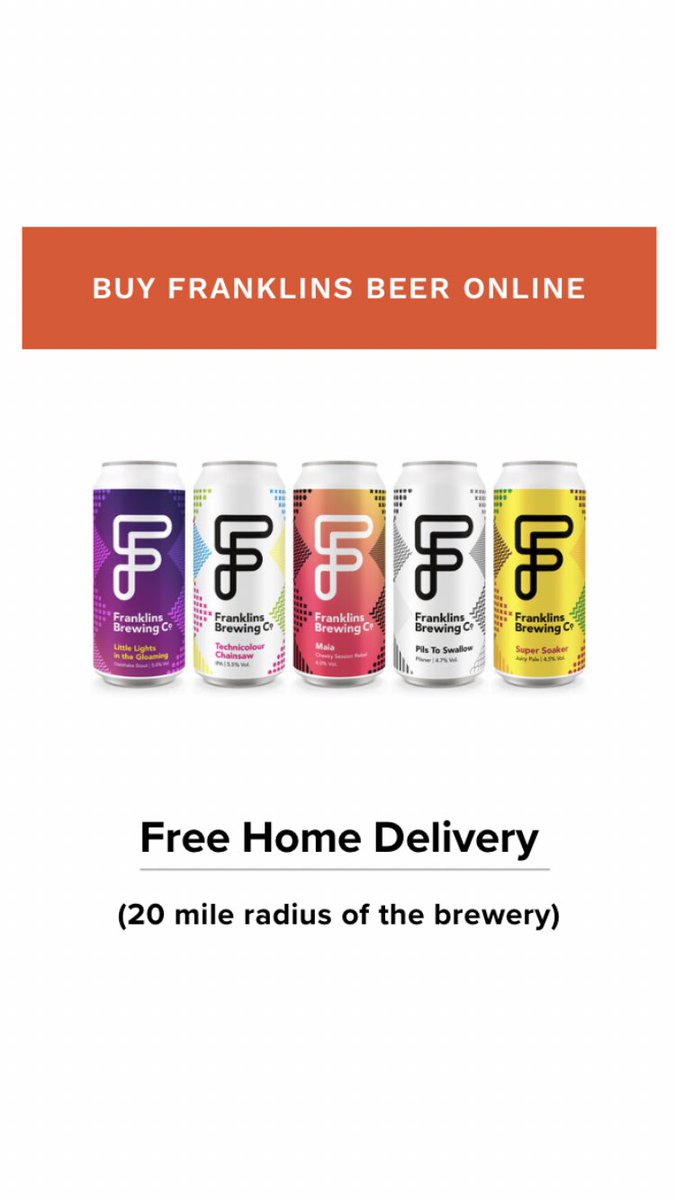 Free lockdown beer delivery in Cornwall!
Franklin’s Brewery Co. IPA’s Pilsners Best Bitters, Fruit Beers, Stouts and Pale Ales dm for best prices
