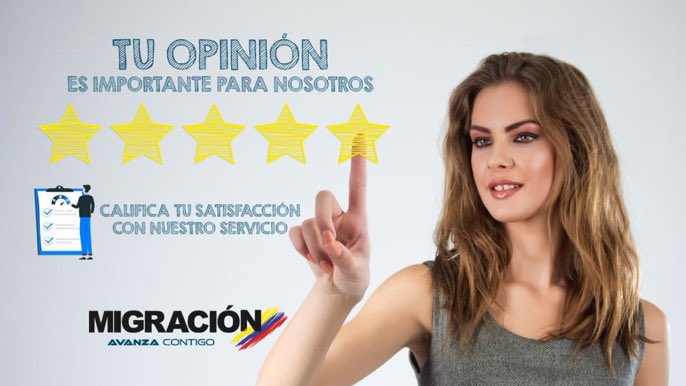 MigracionCol's tweet photo. Tu opinión es importante para nosotros 👇🏼

https://t.co/kCBClHRXb0 https://t.co/mBWvKulyuU