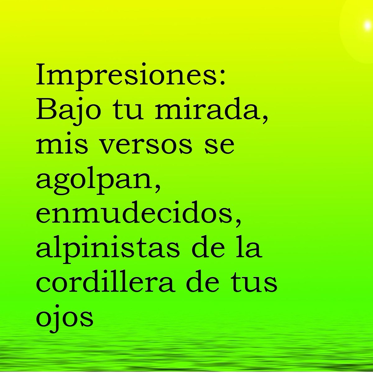 Empiezo con poesía aunque esta cuenta pretendía ser jurídica🙂