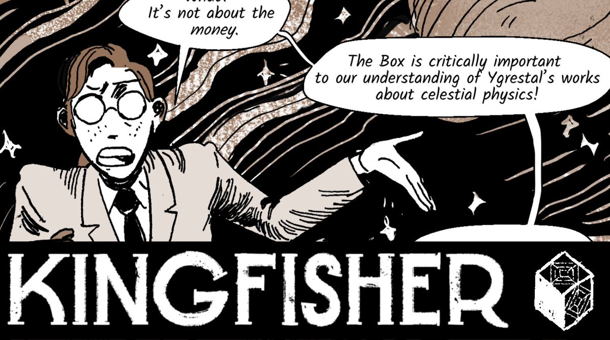 ?Kingfisher update!?

It's very important, the nerd said so.
https://t.co/2f6iheH3Ms

See pages early at https://t.co/oN03bC0k5T 