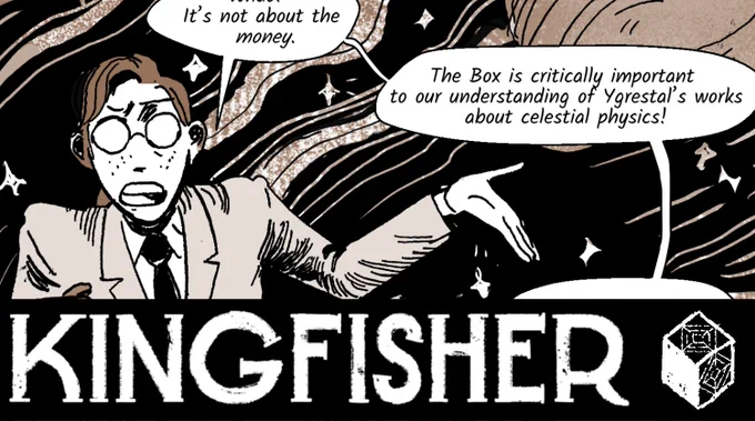 ?Kingfisher update!?

It's very important, the nerd said so.
https://t.co/2f6iheH3Ms

See pages early at https://t.co/oN03bC0k5T 