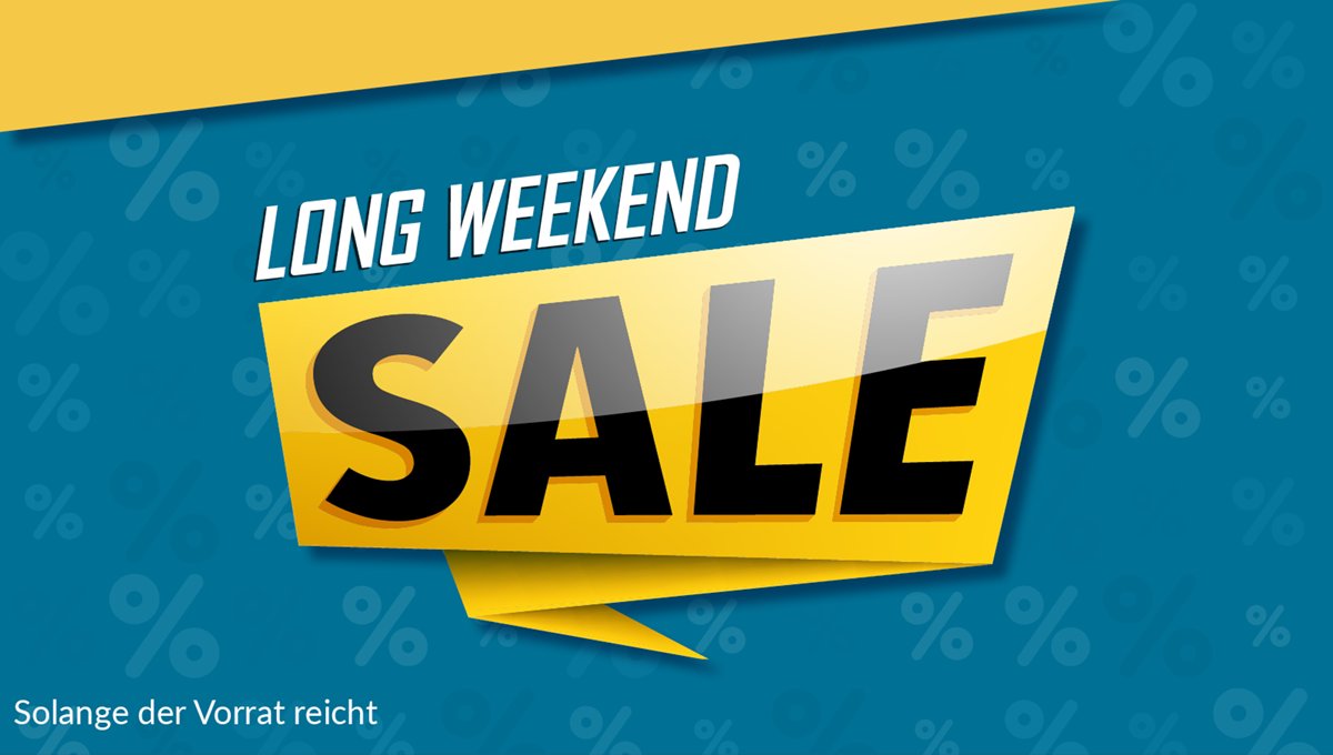 alternate_de's tweet photo. An diesem Wochenende so richtig sparen! https://t.co/UFbTwxFJJy
In unserem #LongWeekendSale erhältst du ausgewählte Produkte zum attraktiven #Sonderpreis, aber nur solange der Vorrat reicht. Daher lieber schnell zugreifen! https://t.co/KtpjK1UoJJ