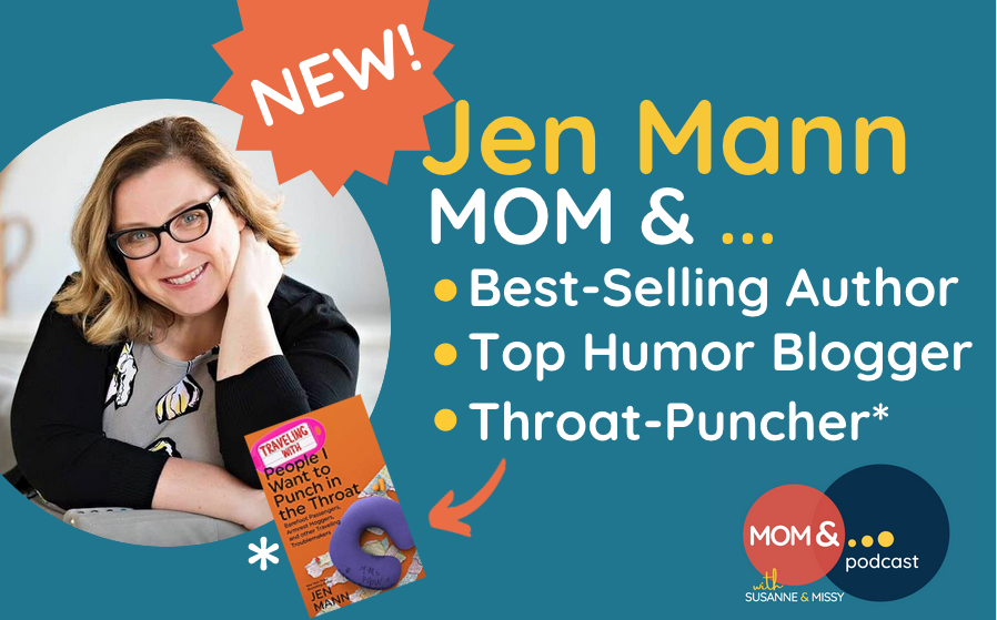 MomAndPod's tweet photo. Our conversation with Jen Mann, aka @Throat_Punch is available for download wherever you pod! #jenmann #peopleiwanttopunchinthethroat #podcast #mom #momandpodcast #booksformoms #momblog #humor https://t.co/KeDXsa85EU