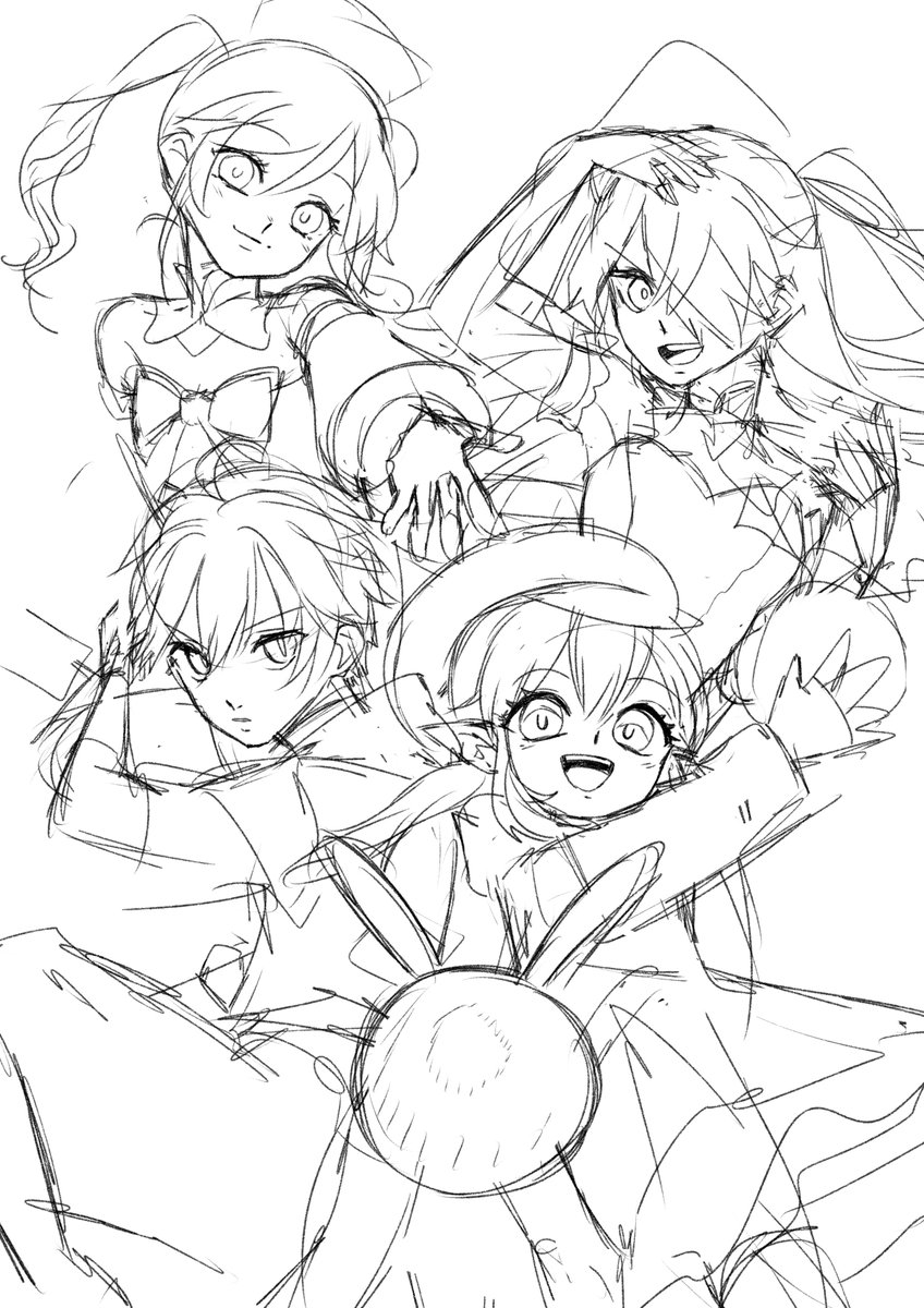 [sketch] my pty ft. our newest smolest most precious friend our golden seelie harold!! 

idk i just love them <3 