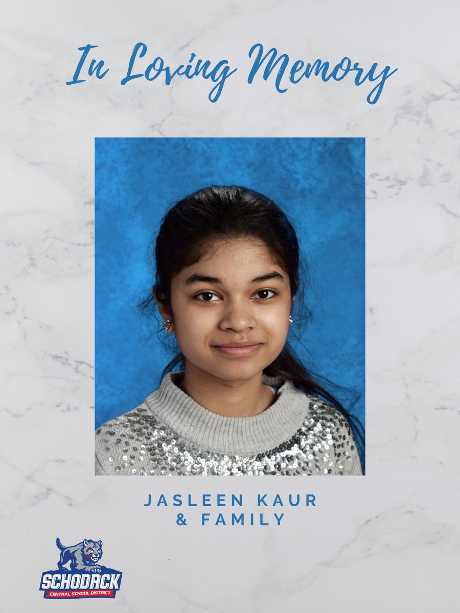 We are setting up a memorial outside the Jr/Sr High School, near the sign, for anyone to drop off posters, notes, flowers, tributes, etc. in memory of Jasleen Kaur. Please remember to follow all health and safety guidelines during the COVID-19 pandemic. Please do not congregate.