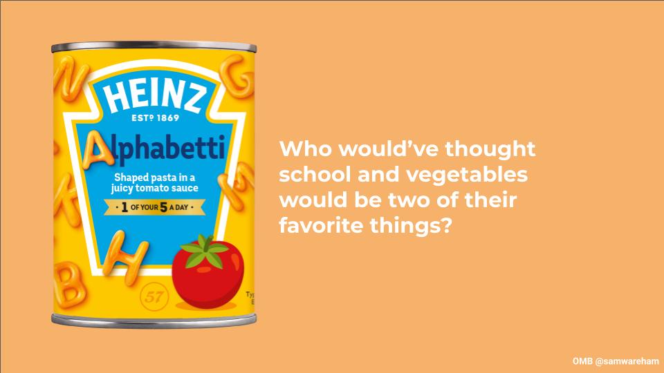 SamWareham's tweet image. #AlphabettiSpaghetti @OneMinuteBriefs