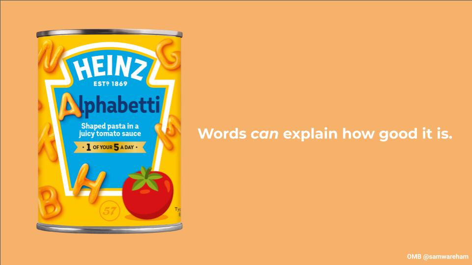 SamWareham's tweet image. #AlphabettiSpaghetti @OneMinuteBriefs