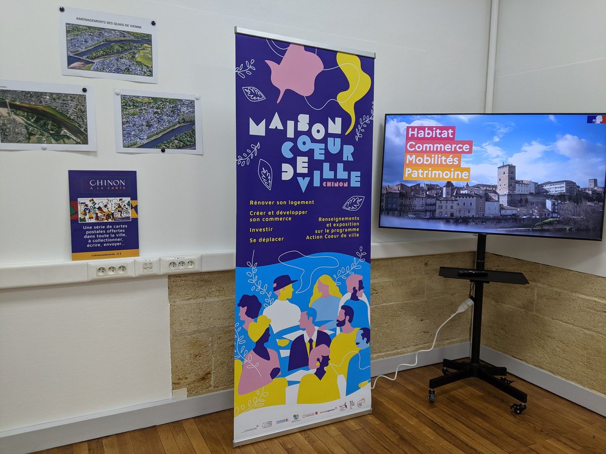 AgenceEker's tweet photo. Inauguration à l'instant de la Maison Cœur de ville de Chinon ! La traduction concrète d'un programme ambitieux qui prend forme sur le territoire. #chinonalacarte #actioncoeurdeville @ActionLogement @BanqueDesTerr @ANAH_Officiel https://t.co/HThXifdJS8
