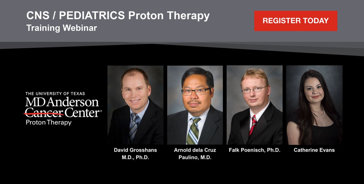 ProtonTherapyEd's tweet photo. Earn CME from home by joining @MDAndersonNews faculty as they discuss using proton therapy to treat CNS &amp; pediatric cancers. Attend virtually either Jan. 21 or 22 for four in-depth, 3.5-hour sessions with time for Q&amp;A. Register at  https://t.co/4luvaaVPOq  #protontherapy #radonc https://t.co/8tyvhshI9d