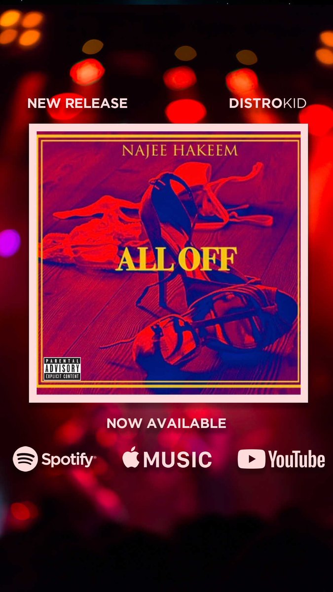 thenajeehakeem's tweet photo. “ALL Off” OUT NOW ON ALL STREAMING PLATFORMS!!!!!
GO RUN IT UP!!

#rnb #artist #hiphop #applemusic #spotify #tidal #youtube #soundcloud #rap #art #septemberbaby #Trending #TrendingNow #photography #september #singer #songwriter #newmusic #love #dmv #losangeles #longbeach #alloff https://t.co/exkKxsIeKj