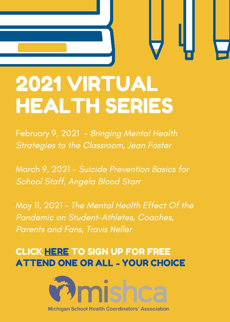SHAPEMichigan's tweet photo. 💻 FREE Virtual Health Series💻
Presented by @MichiganSHCA 
Register at https://t.co/LY74nLY3yR https://t.co/v7apASIlvi