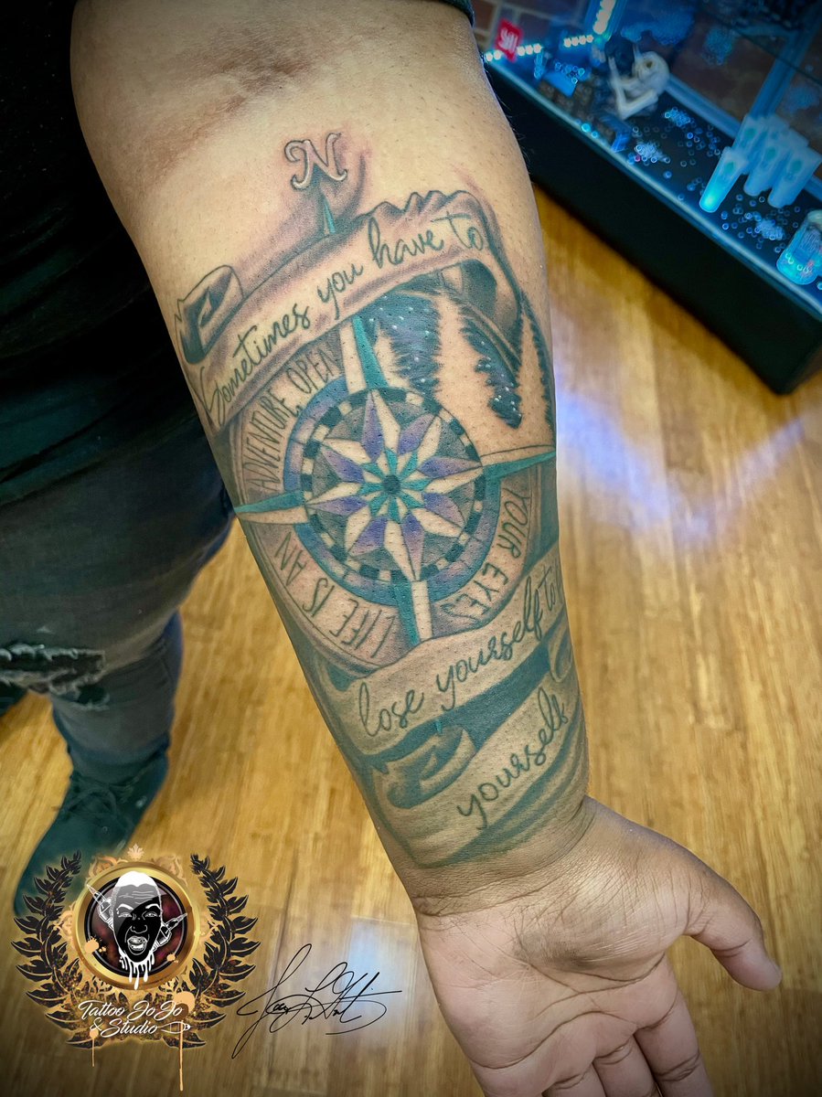 JoJosWP's tweet photo. Sometimes you have to lose yourself to love yourself. Life is an adventure, open your eyes.

Need ink?
👉🏽 https://t.co/aG8zk7zMoy

#tattoojojo #tattoojojoandstudio #tattoo #tattooartist #tattooist #ink #darkskintattoos #inspirationalquotes #fusiontattooink #tattooshop https://t.co/kapFxVzksQ