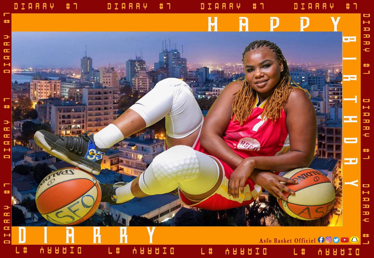 asfoBasket's tweet photo. Joyeux anniversaire Djary Pam ! 
Longue vie à toi et beaucoup de succès.
Enjoy your day!
#WeAreFamily #AllezASFO 🔴🟡 🏀 https://t.co/8xrkxwPNlP