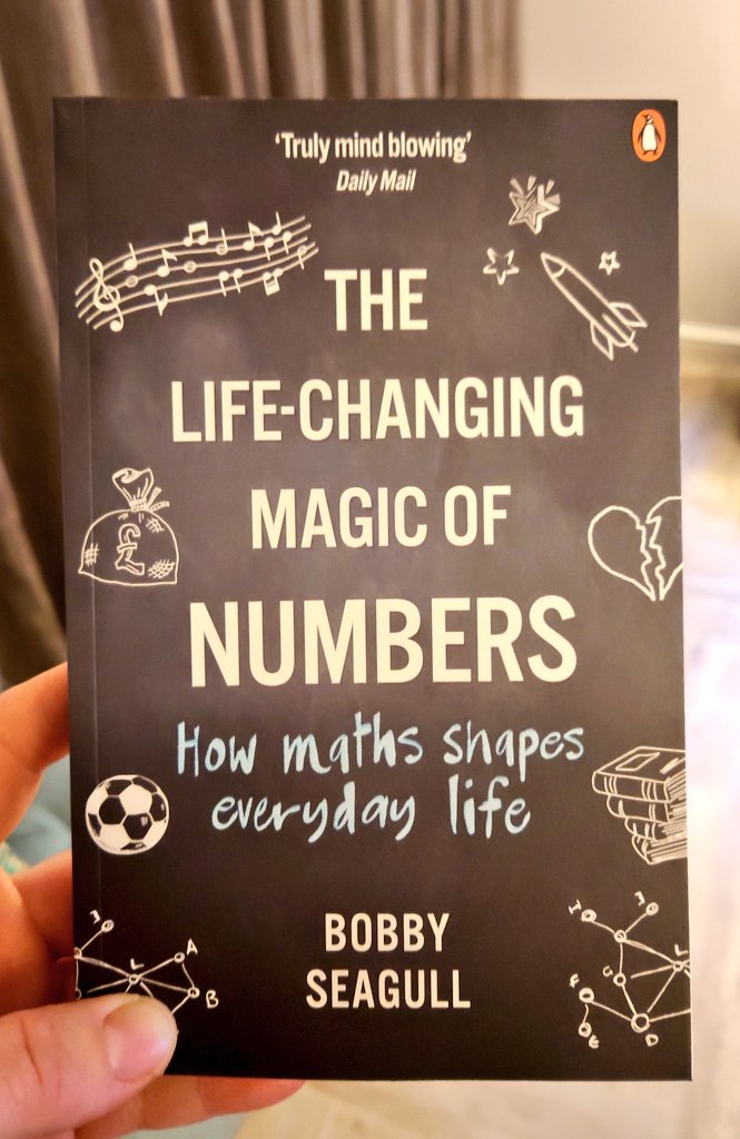 FifiDeLyonBliss's tweet photo. @Bobby_Seagull after reading the reviews of your book, I couldn't resist & bought it ๐ Probably will take me a while to read it as it is in English (my mother tongue is French & Polish) but I'll get there! #determination #maths #mathematics #bobbyseagull #readingcommunity #Read https://t.co/mFbh69BSFx