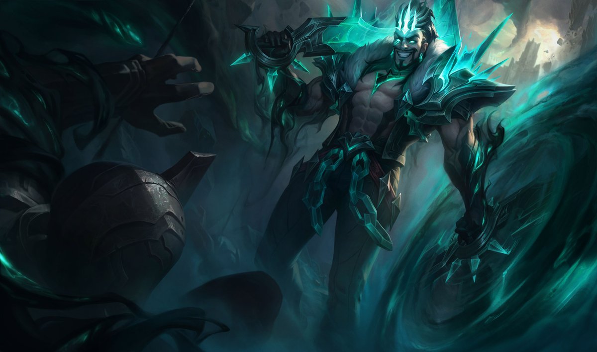 League Of Legends Uk Ie Nordics Ruined Shyvana Splash Art