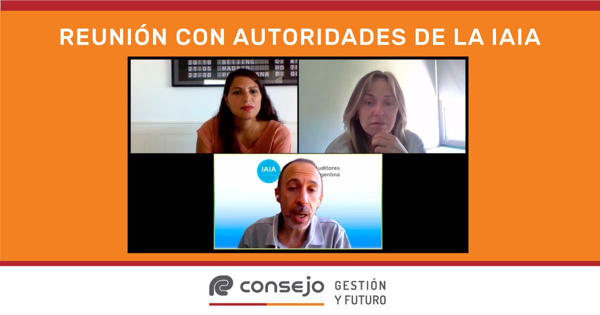 ConsejoCABA's tweet photo. 📌Reunión con autoridades de la IAIA

Nuestra presidenta, @russo_gabriela , mantuvo un encuentro virtual con las máximas autoridades del @InstitutoIAIA : su presidenta, Dra. Geraldine Giachello; y su vicepresidente 1°, Dr. Alejandro Menzani. https://t.co/mu5t1AA4Mu