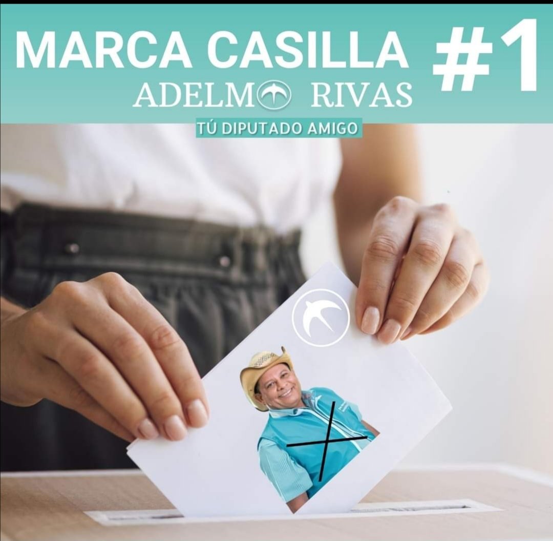 AsencioCapellan's tweet photo. Este #28 #defebrero #marca #Casilla1 #bajo #la#Bandera #dalagolondria #adelmo #rivas #el #diputado #deel #sombrerito https://t.co/6eWA2jJct7