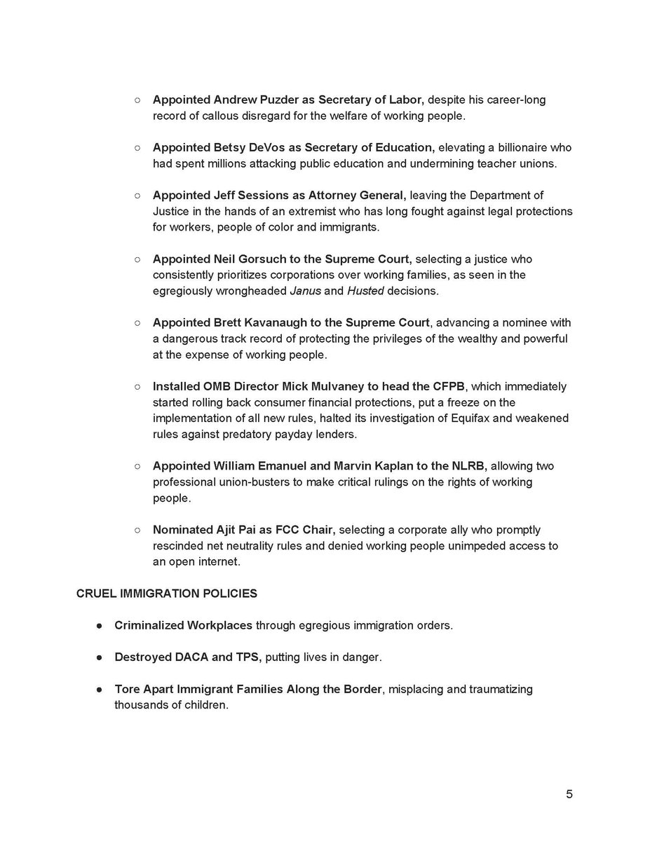 Trump's approval rating his historic lows of 29%. We are surprised it took so long. Here are just some of  #Trump's anti-worker record during his presidency. THREAD:
