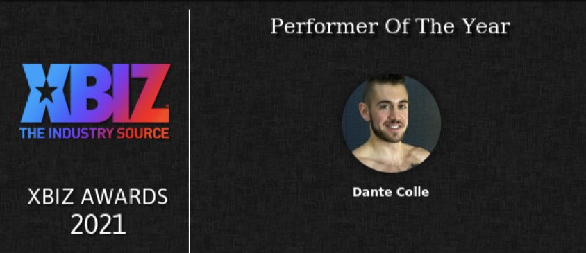 Congratulations @Dante_Colle , Awarded First-Ever, All-Inclusive @XBIZ Performer of the Year 2021! I had the pleasure to Interview Dante for @XCritic , thanks to Erika Icon at @TheRubPR , @Kayden_Kross & Everyone Else Involved! Check Out The Link >>>> xcritic.com/columns/column…