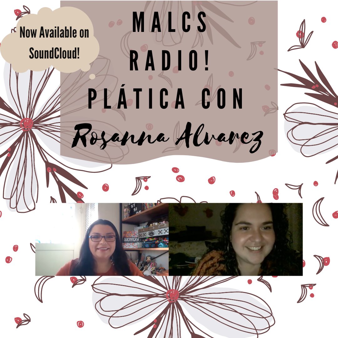 CLSMALCSjournal's tweet photo. Check out our newest MALCS! Radio episode featuring Rosanna Alvarez! ✨ Link down below 😊

https://t.co/kPz59AX5ej https://t.co/lrY0Ful0RL