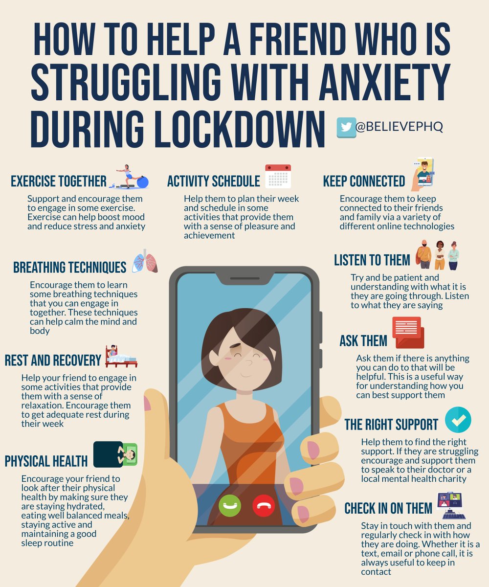 how to help a friend who is struggling with anxiety during lockdown

believeperform.com