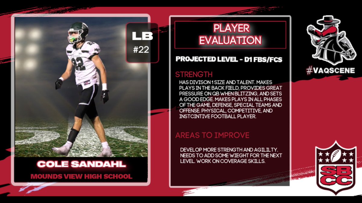 SandahlCole's tweet photo. Had a great virtual visit with the SBCC Coaching Staff! Excited for whats to come. Go Vaqs! @SBCCFootball @Coach_RobAdan https://t.co/4zMiE2cmqz