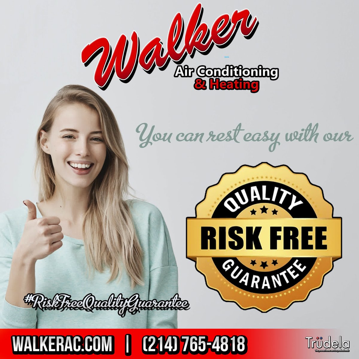 WalkerACHeating's tweet photo. #RiskFreeQualityGuarantee #ApplesToApples - Our price to you is the best value you can receive in the market as a direct comparison, or we will match the price and give you $400 if you present a legitimate competitive quote from a TX lic. contractor in writing! https://t.co/O6CZs2zAkS