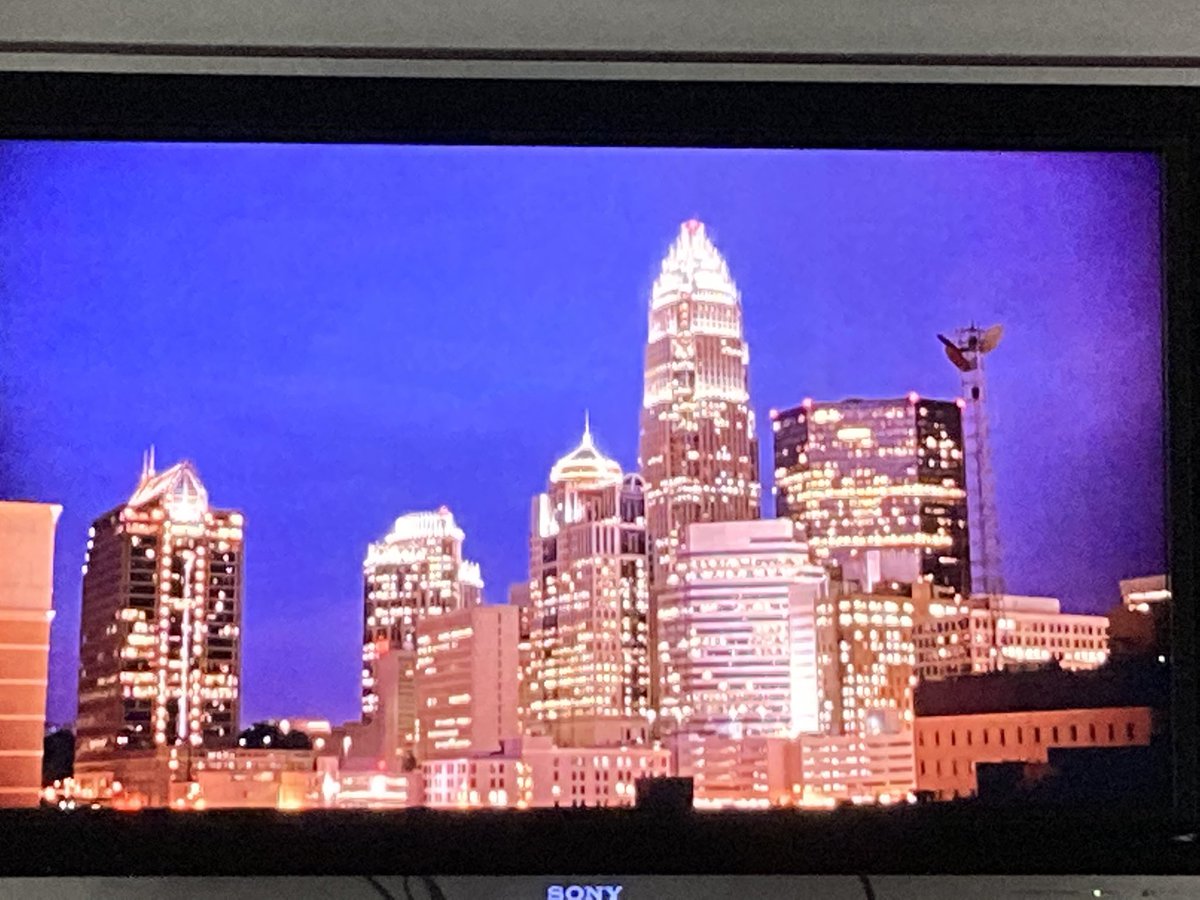 That skyline though!! Old school  #clt stand up!