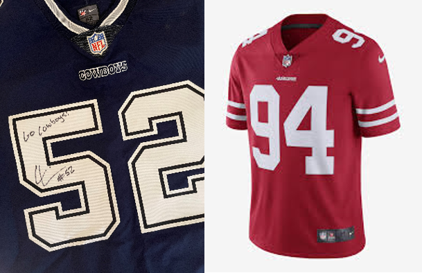 Hometown Hero Alert! These two CHS Graduates, who are currently playing in the NFL, have graciously donated their autographed jerseys.  Want an chance to bring one home?  Purchase a raffle ticket - 1 for $10 or 3 for $25.
@cwill <a href="/SollyThomas90/">Solomon Thomas</a> 
…ellisdeducationfoundation.revtrak.net/Raffle/