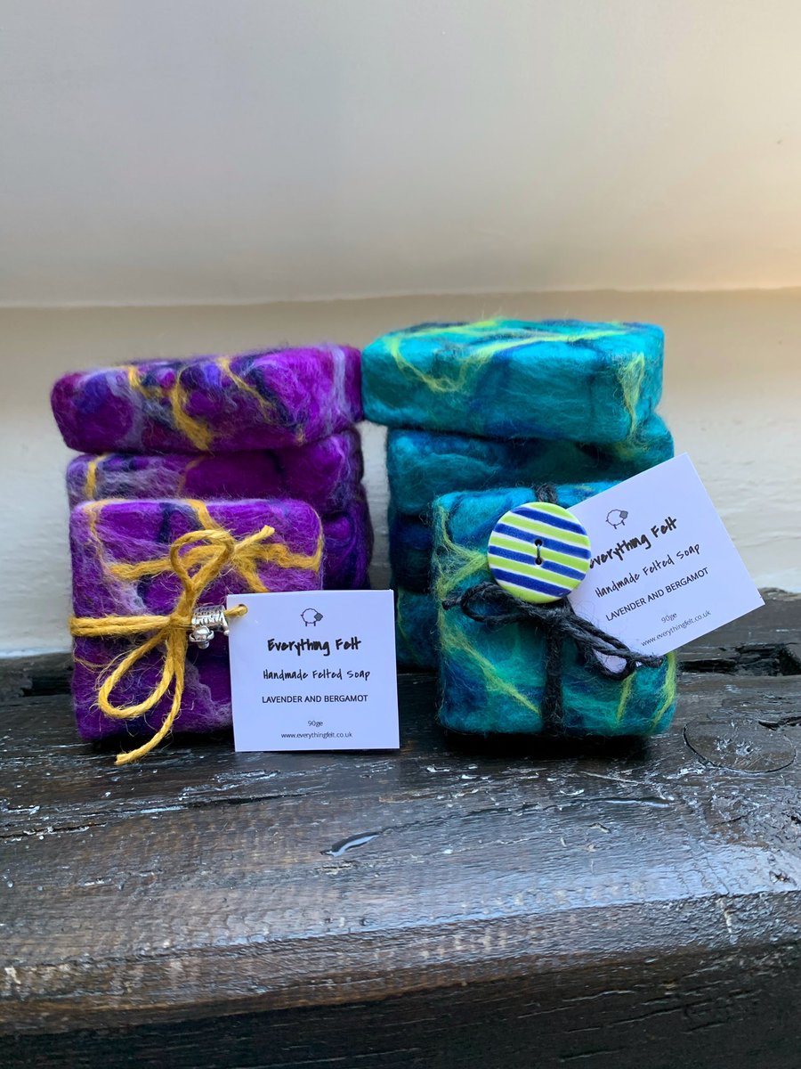everything_felt's tweet image. Very excited to share our new felted soaps. Lavender and Bergamot!

everythingfelt.co.uk/felted/soaps-a…