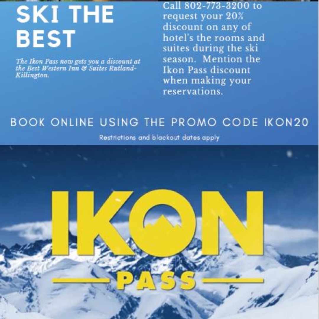 BestWesternVT's tweet image. Ski and save in Rutland, Vermont! #ski #IKONPass