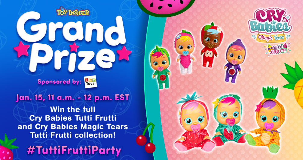 Are you ready for a chance to win the GRAND PRIZE in our #TuttiFruttiParty: the full Cry Babies Tutti Frutti and Cry Babies Magic Tears Tutti Frutti collection?! 🤩🤩🤩