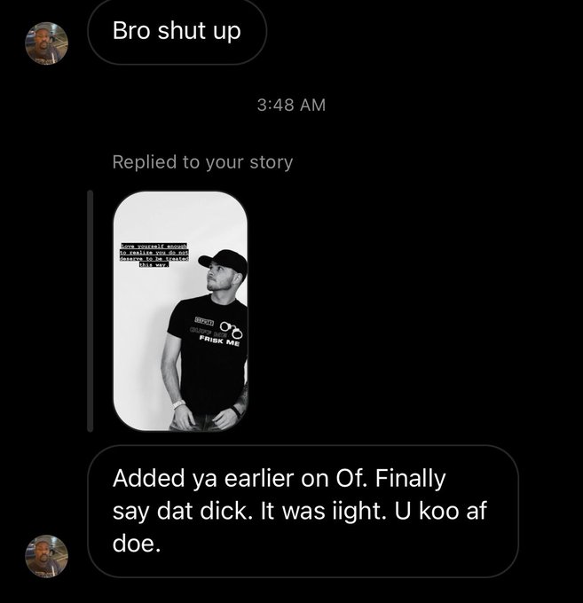 Found this in my message requests folder on insta😂😎 https://t.co/GqwCYZTmLG<a href="/tag/newprofilepic"class="tags"><span>#newprofilepic</span></a>