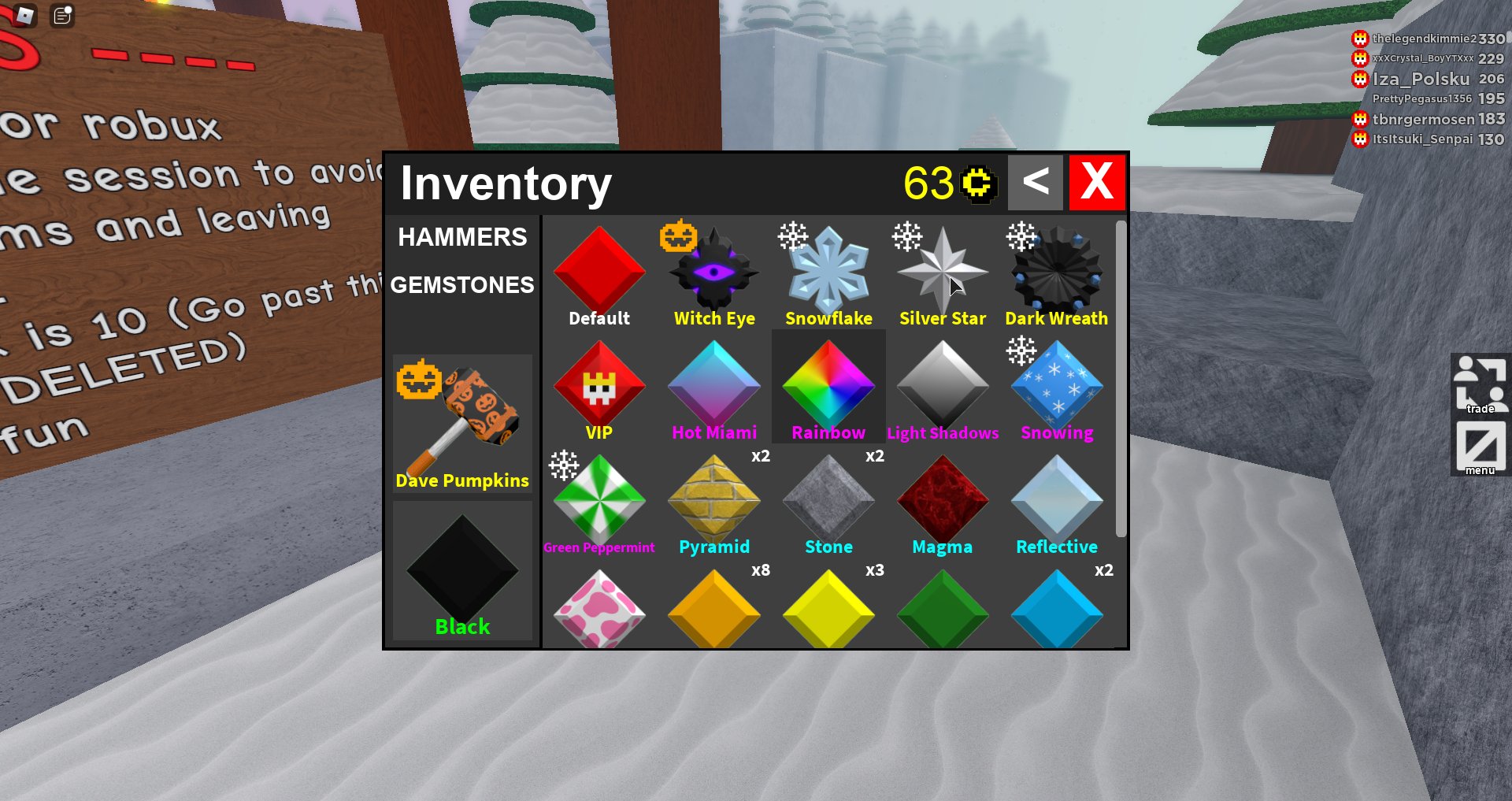 RANKING Common Seasonal Gem Values List! (Flee the Facility Roblox) 