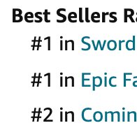 StayAtHomeSean's tweet photo. Hit #1 and #2 in a couple of categories for #TheLightningKnight
#fantasy #books #kindle #epicfantasy #bookstoread
https://t.co/1Su22buprA https://t.co/kvYB8C4tH9