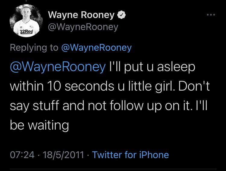 When Rooney decided to start a fight with himself