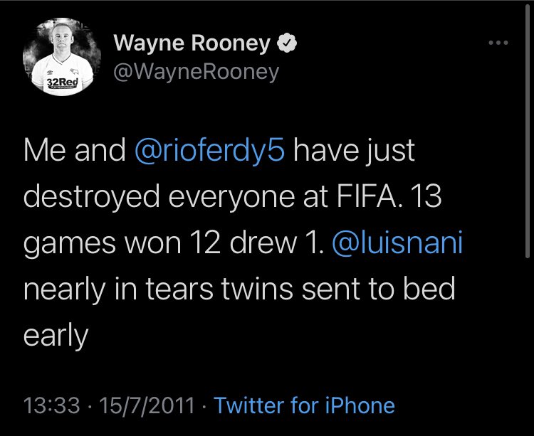 Intricate details about how Rio and Rooney battered Nani, Rafael and Fabio on fifa