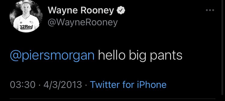 Second instance of Rooney hurling out bizarre insults at Piers Morgan